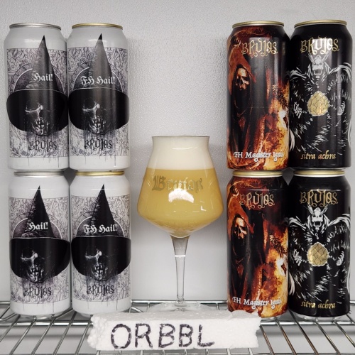 Brujos Sold Out IPA Release Eight-Pack: Sitra Achra, Hail!, Fresh Hop Hail!, Fresh Hop Magister Ignis (Fidens Collab)