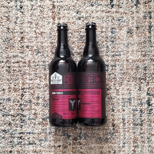 [1] ONE 2024 BOTTLE LOGIC DARKSTAR NOVEMBER DARK FORCES RYE MONSTER B#1 24 MONTH BBA STOUT