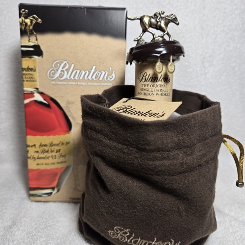 Blanton's single barrel "A" 5/5/23 with box and bag