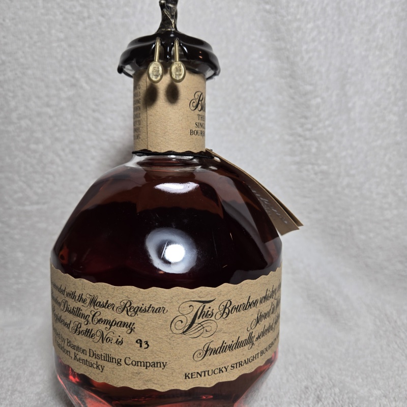 Blanton's single barrel "A" 5/5/23 with box and bag