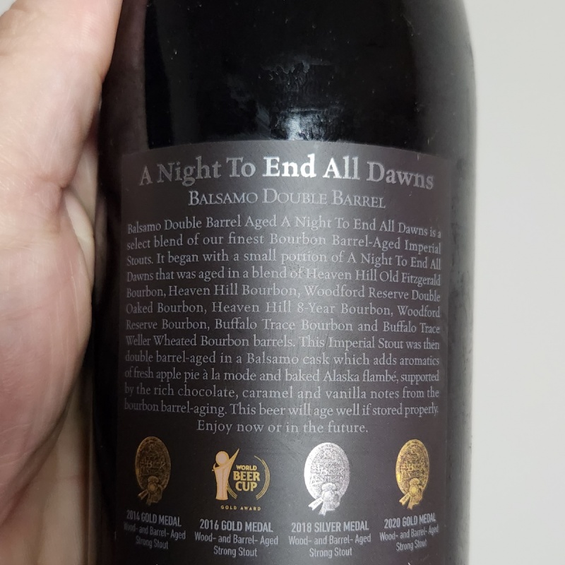 Kane DOUBLE Barrel Aged "A Night to End All Dawns" ANTEAD 2024 Flavors