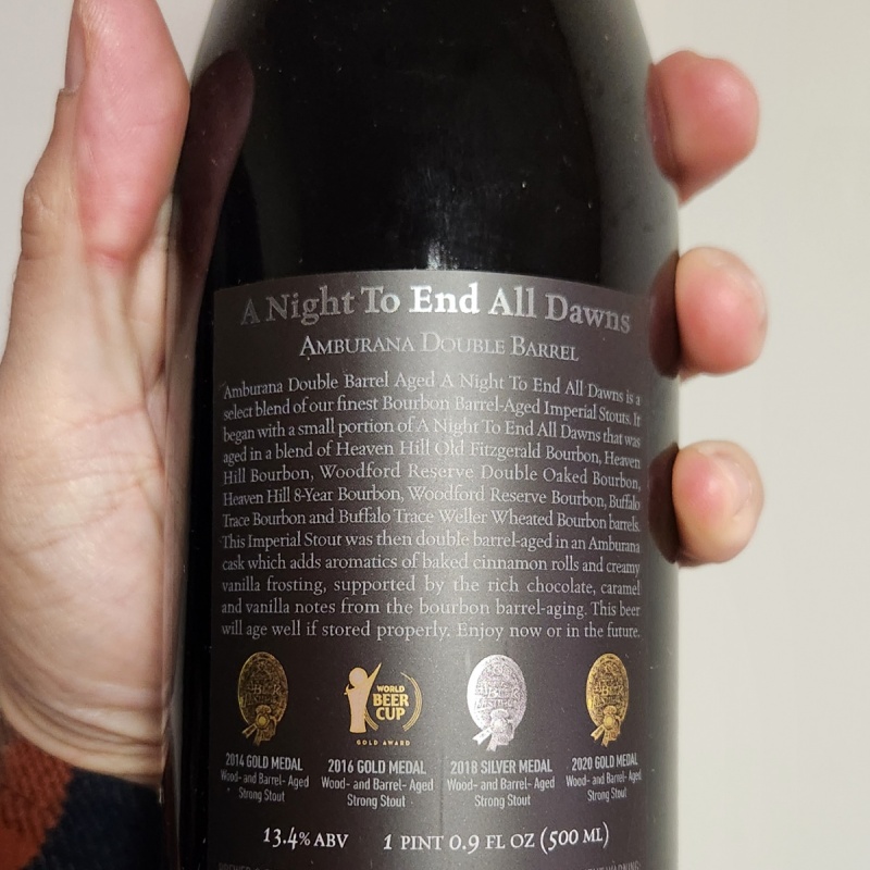 Kane DOUBLE Barrel Aged "A Night to End All Dawns" ANTEAD 2024 Flavors