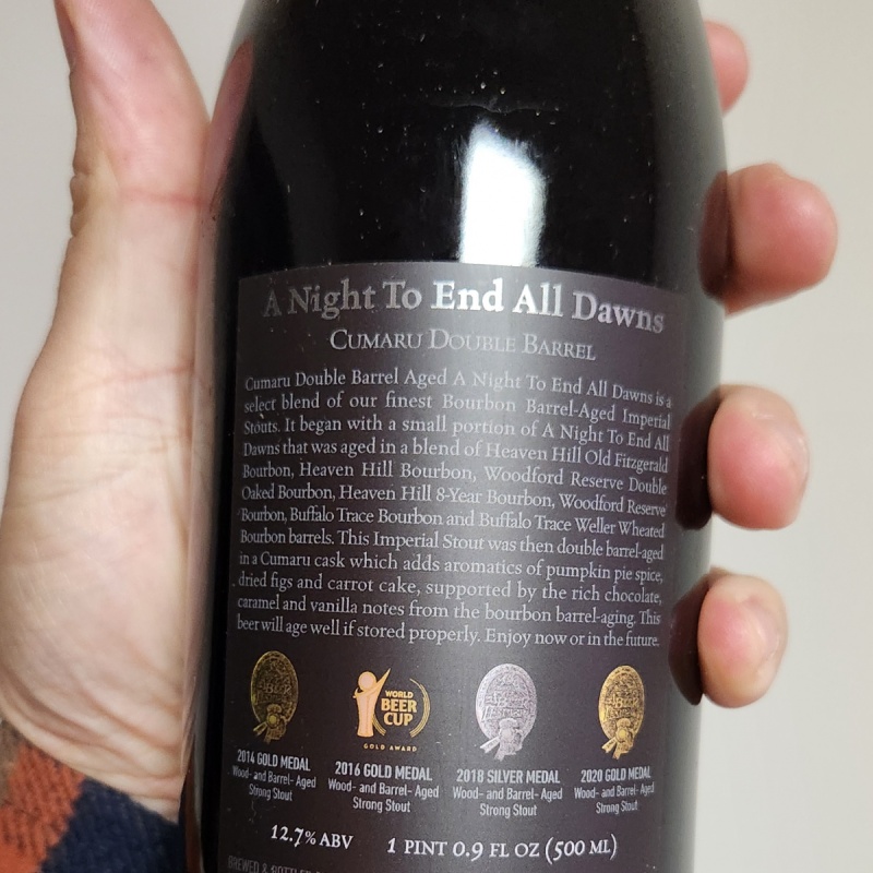 Kane DOUBLE Barrel Aged "A Night to End All Dawns" ANTEAD 2024 Flavors