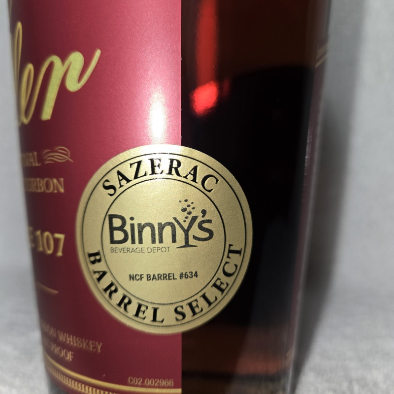 Weller antique 107 store pick sazerac barrel reserve