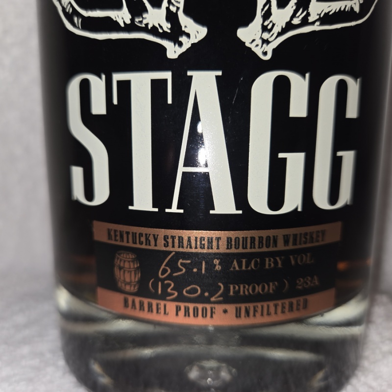 Stagg kentucky straight bourbon whisky 23A