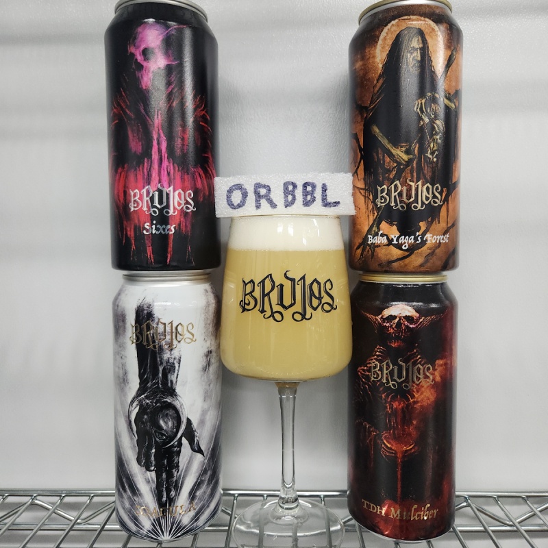 Brujos IPA 4-Pack: TDH Mulcifer, Baba Yaga's Forest, Sixes, Coagula