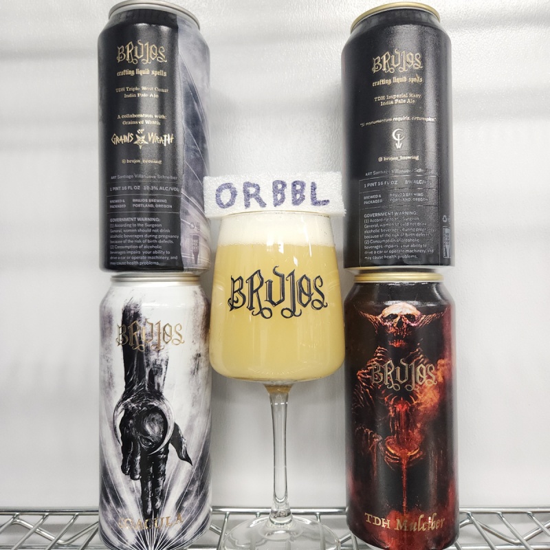 Brujos IPA 4-Pack: 2x TDH Mulcifer, 2x Coagula