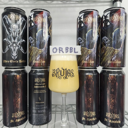 Epic Brujos Anniversario IPA 8-Pack: 4x Sr. Apostata QIPA, 3x Occultism WCIPA, 1x When Goats Kollide TIPA