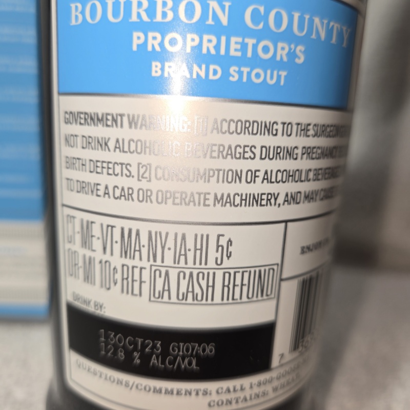 Goose island bourbon county proprietor 2021