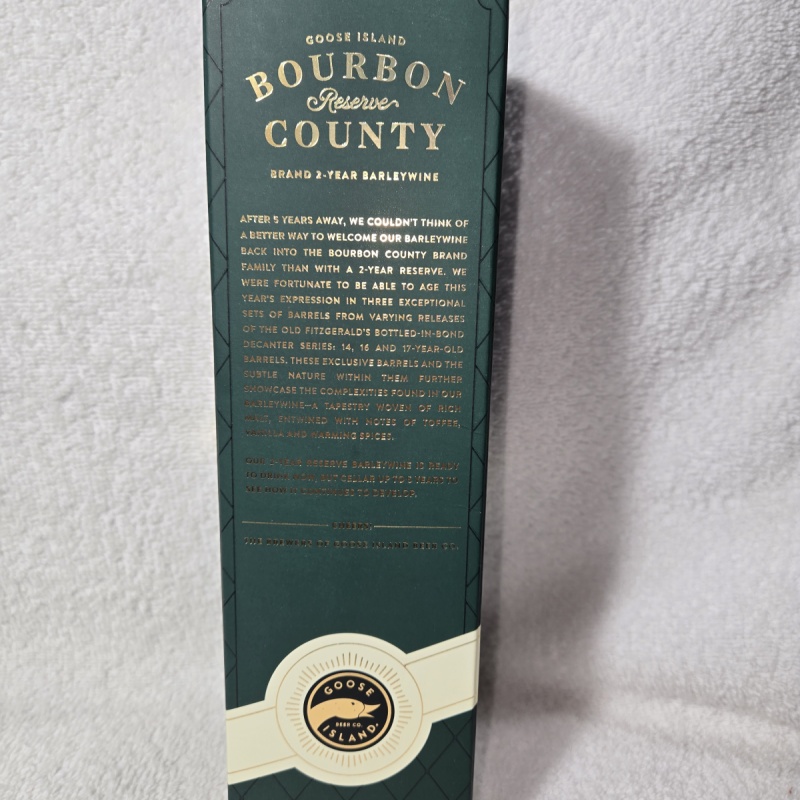 Goose island bourbon county old fitzgerald 2022