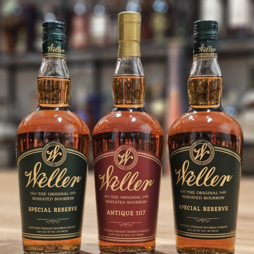1x WELLER ANTIQUE 107 & 2x WELLER SPECIAL RESERVE