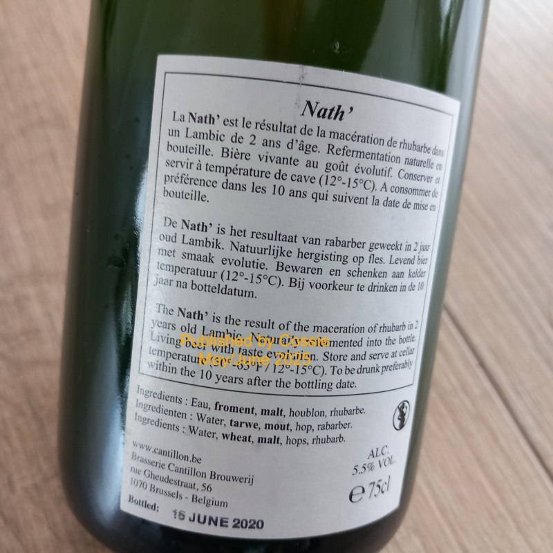 4x CANTILLON Nath 2020