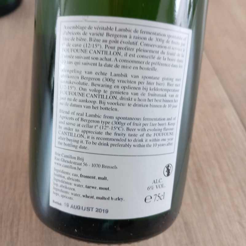 2x CANTILLON Fou Foune 2019