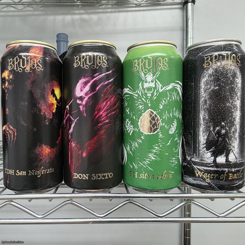 Brujos IPA 4-Pack:  Fresh Hop Sitra Achra, Wager of Battle, Don Sixto, TDH San Nosfaratu (9/27 release)