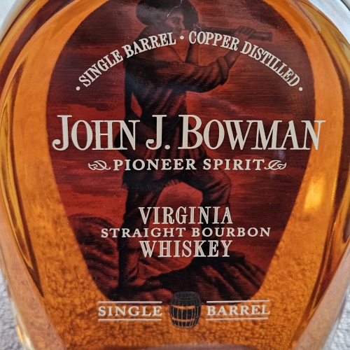 John J Bowman Single Barrel SiB + Small Batch, original label/recipe