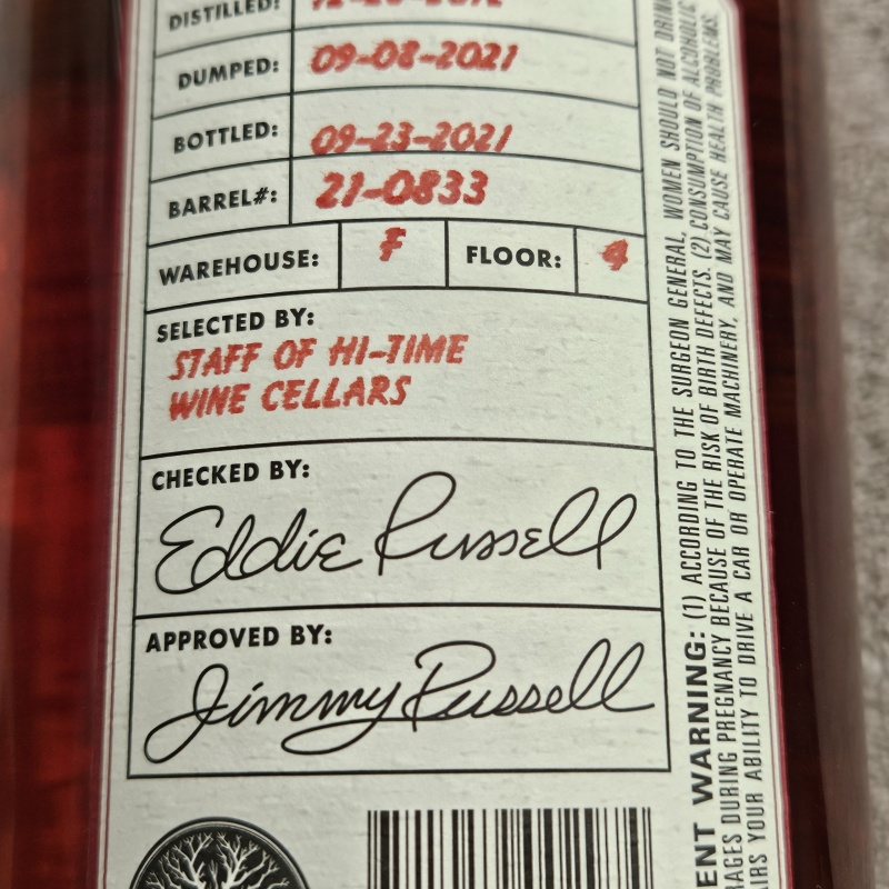 Russell Reserve Single Barrel store pick + 10 year