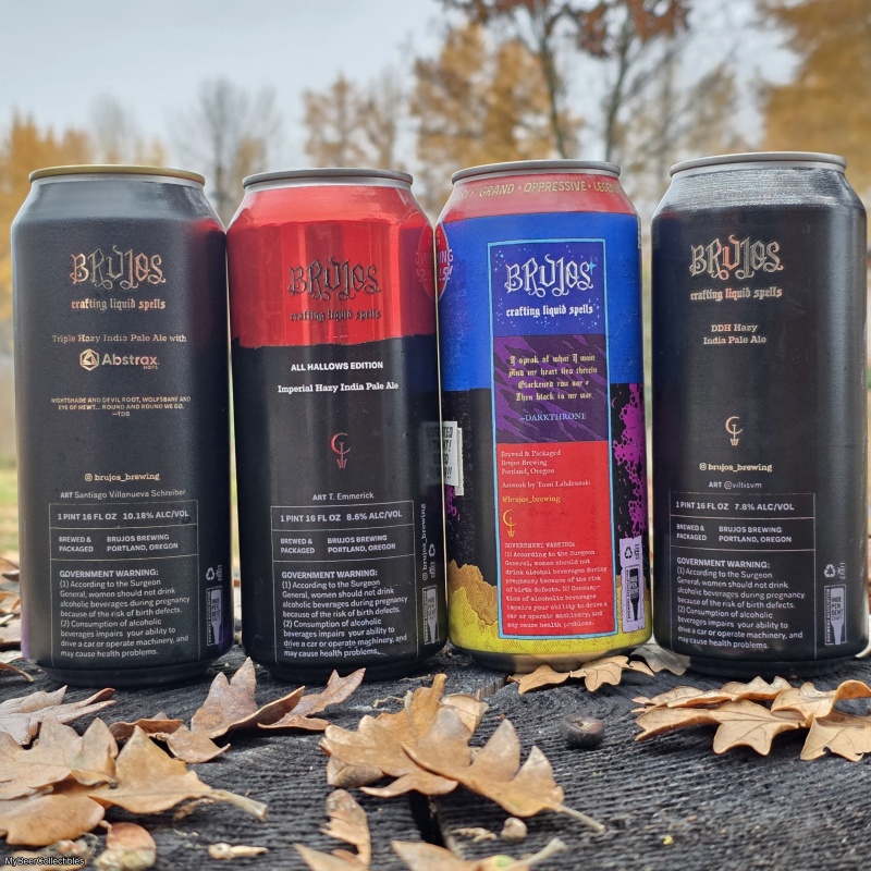 Brujos November Hazy 4-Pack: Void Nectar, Wraiths, LunaTone, Mortis Imperium