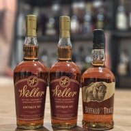 2x WELLER ANTIQUE 107 & 1x BUFFALO TRACE