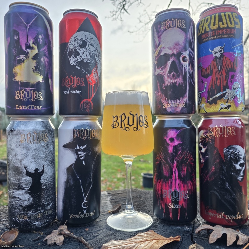 Brujos November 8-Pack: Sixes, Voodoo Dust, Imperial Populus, Woe Unto Thee, Void Nectar, LunaTone, Mortis Imperium, Six Wax