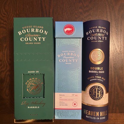 2025 Bourbon County: Reserve Stout + Double Barrel Stout + Proprietor's
