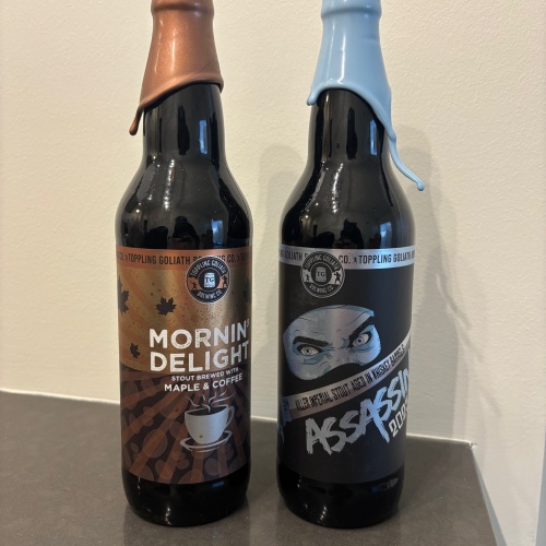 2025 Toppling Goliath Assassin and 2025 Toppling Goliath Morning Delight