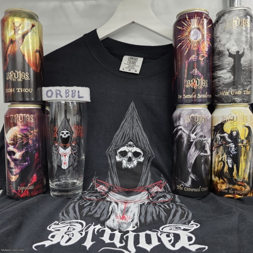 Brujos 6 IPA + Glass + L Shirt Pack: The Crowned Ones, DDH Thou, From The Pinnacle, Populus, Woe Unto Thee, In Secula Seculorum