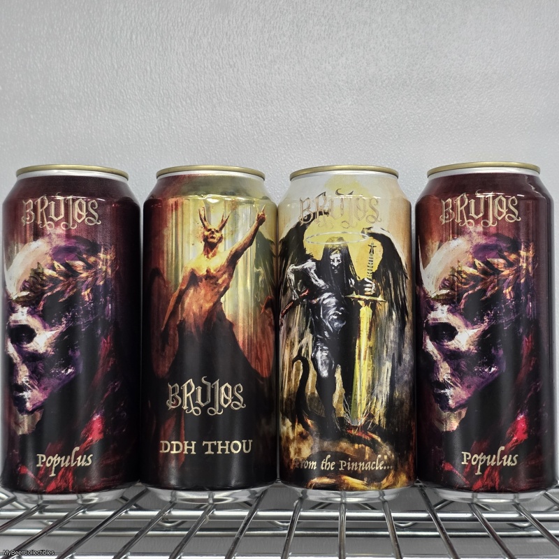 Brujos Feb 2026 4x IPA Pack: DDH Thou, From The Pinnacle, Populus
