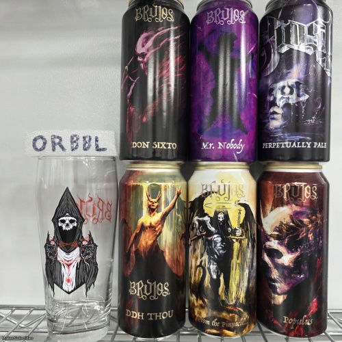 Brujos 6 IPA + Glass Pack: DDH Thou, From The Pinnacle, Populus, Don Sixto, Mr. Nobody, Perpetually Pale (Ghost)