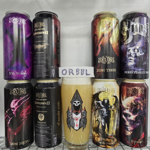 Brujos 8xIPA Pack: Satan to the Masses, El Sacerdote Arana, From The Pinnacle, Populus, Don Sixto, Mr. Nobody, Perpetually Pale, DDH Thou