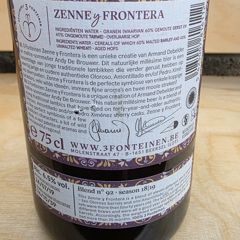 Zenne Y Frontera Blend 92 18/19 Season