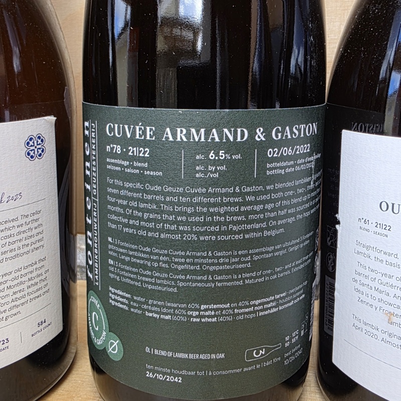 Zenne Y Frontera SIngle Barrel Pack complete 6 set Cellared correctly