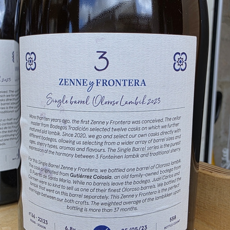 Zenne Y Frontera SIngle Barrel Pack complete 6 set Cellared correctly