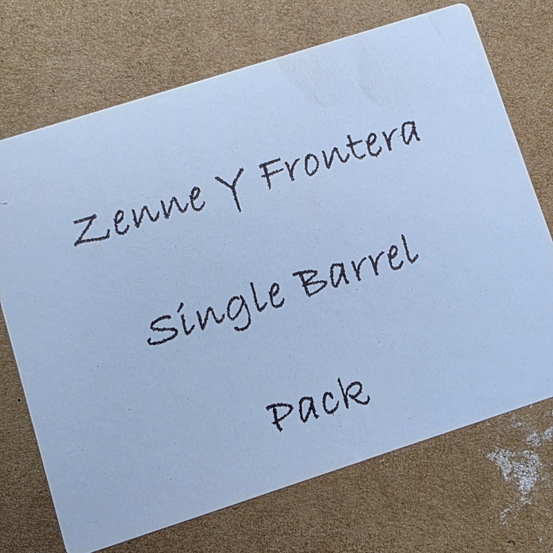 Zenne Y Frontera SIngle Barrel Pack complete 6 set Cellared correctly