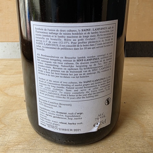 Cantillon Saint Lamvinus- June 2021
