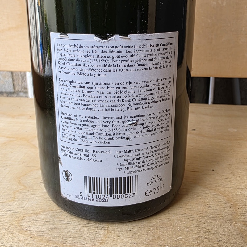Kriek Cantillon 2020