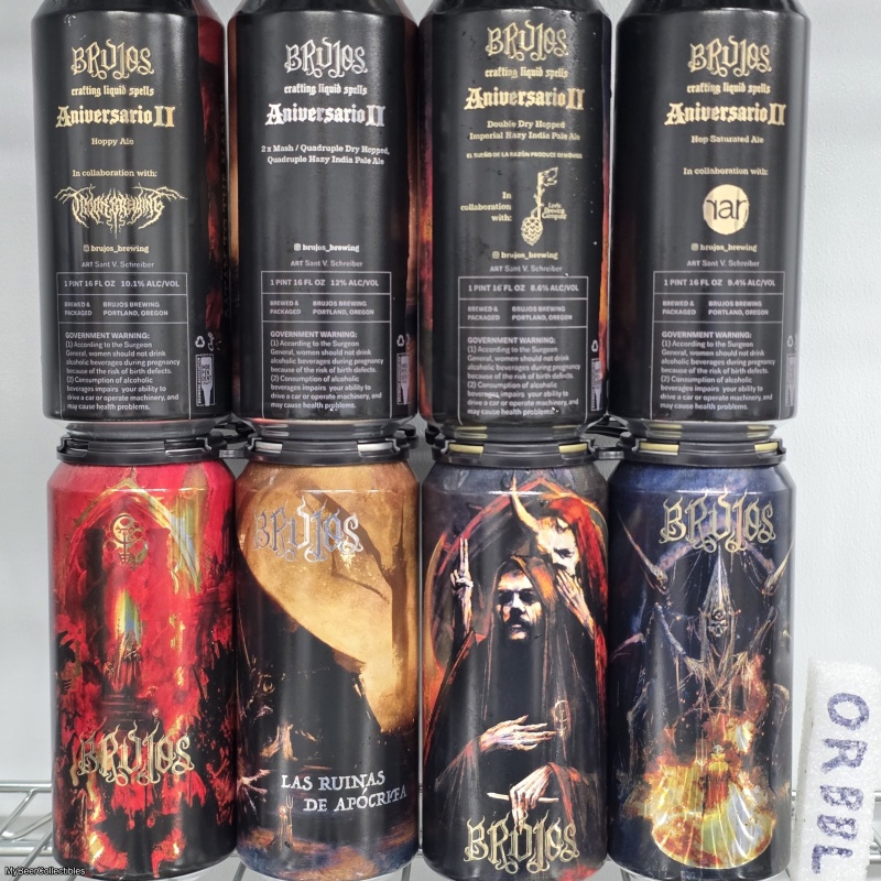 Brujos Anniversario II 8xIPA Pack: Satan to the Masses (Troon), El Sacerdote Arana(rar), Verba Volante (Lyric), Las Ruinas De Apocrifa