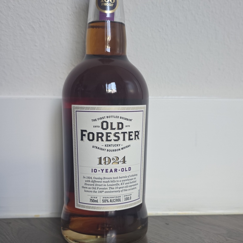 Old Forester 1924 10 Year Old Straight Bourbon