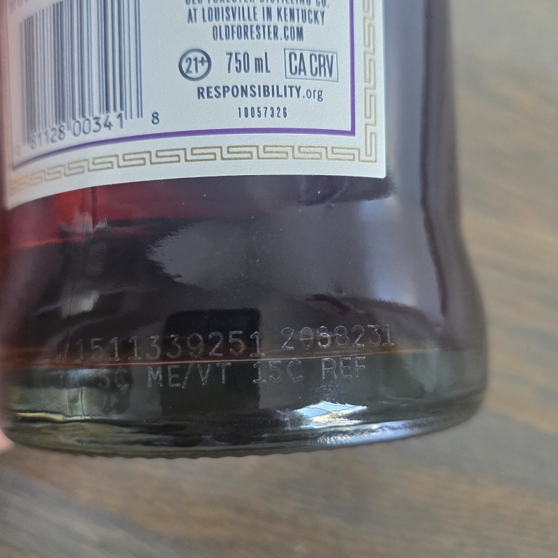 Old Forester 1924 10 Year Old Straight Bourbon