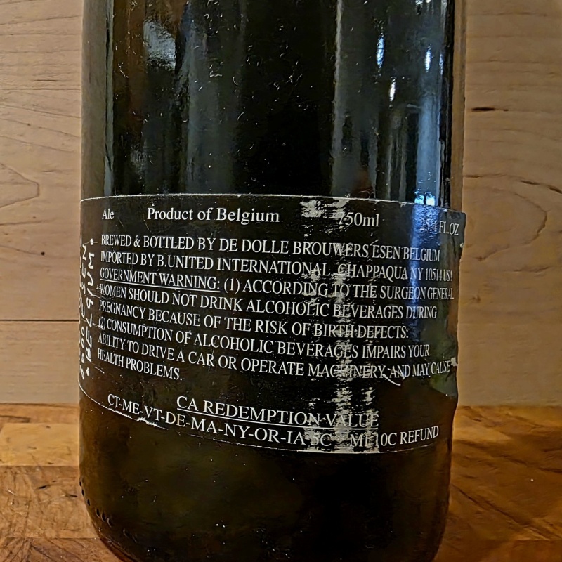 Brouwerij De Dolle Brouwers Speciaal Brouwsel 20