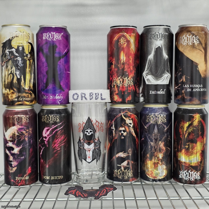 Brujos 10x IPA Pack + Glass + Sticker.  Late Feb - Aniversario II releases.  Free Ship w/ PPFF