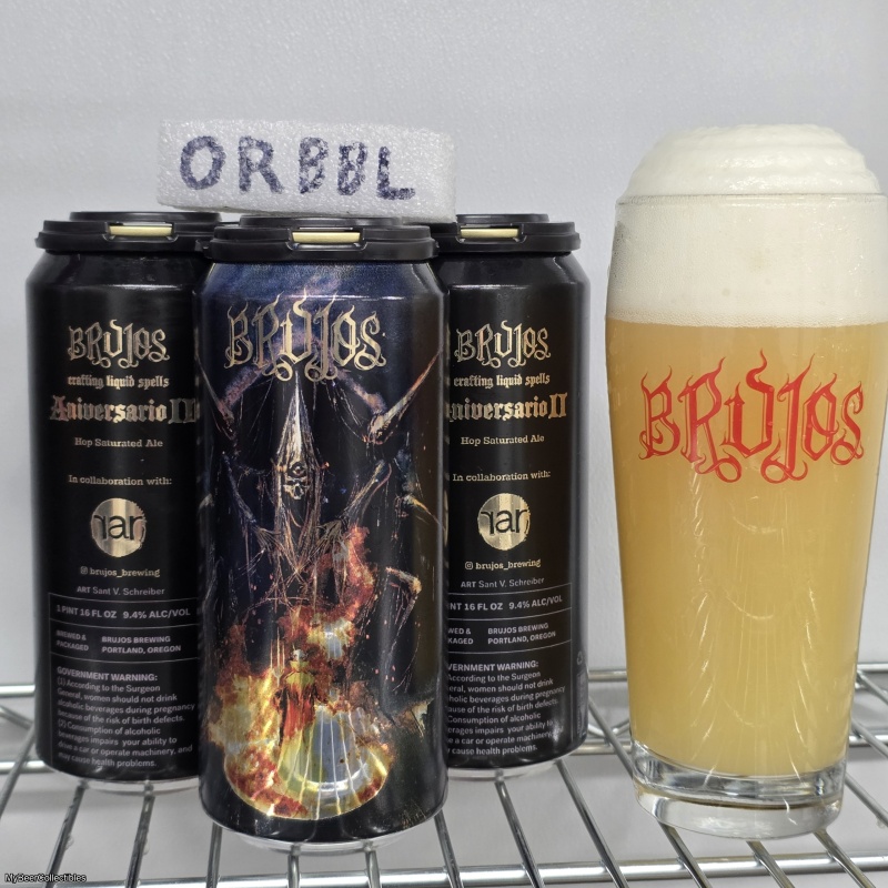 Brujos + RaR Brewing El Sacerdote Arana DIPA 4 pack - 4.56 Untappd rated from Aniversario II