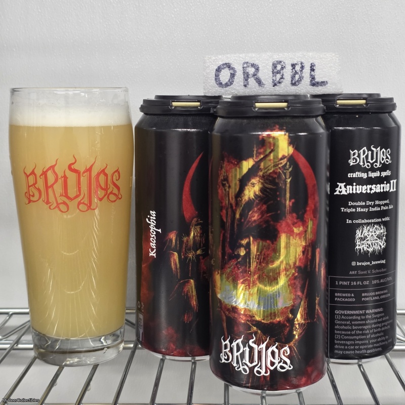 Brujos + Black Goat Brewing Kaosophia TIPA 4 pack - 4.51 Untappd rated from Aniversario II