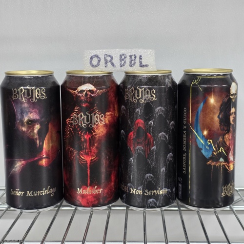 Brujos April Hazy 4-Pack, 4.5-4.6 UT Sombra Y Fuego, DDH Non Serviam, Mulciber, Senor Mercielago