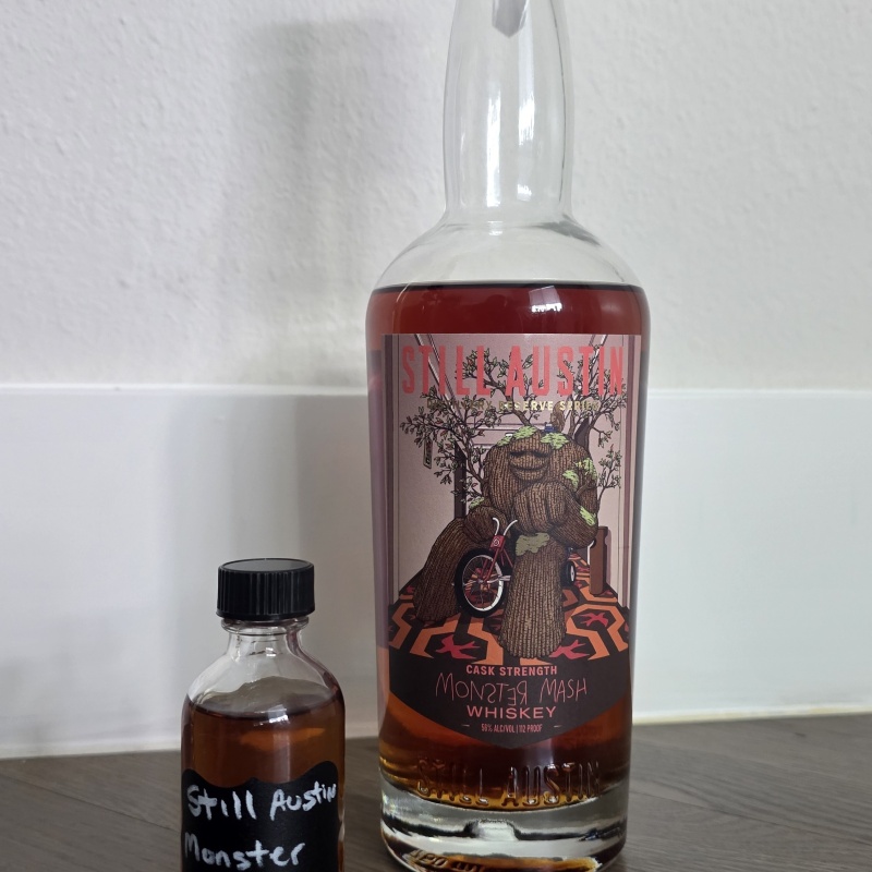 2oz Sample - Still Austin Distillery Reserve Series Cask Strength Moster Mash