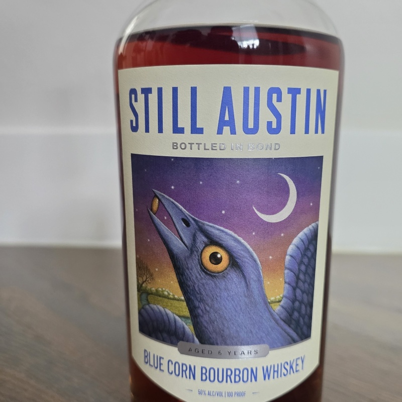 2oz Sample - Still Austin Distillery Bottled In Bond Blue Corn
