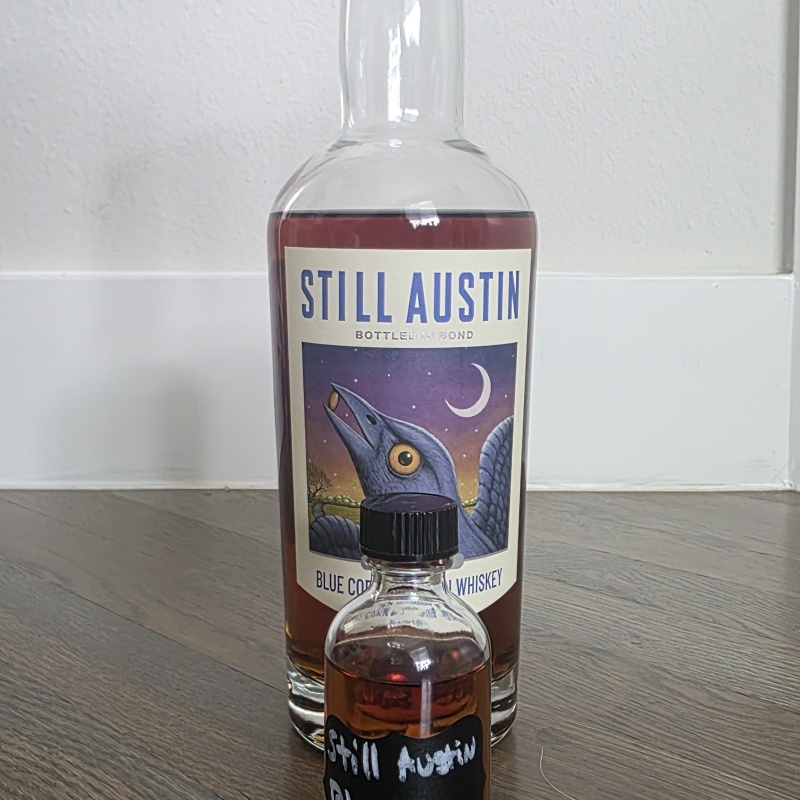 2oz Sample - Still Austin Distillery Bottled In Bond Blue Corn