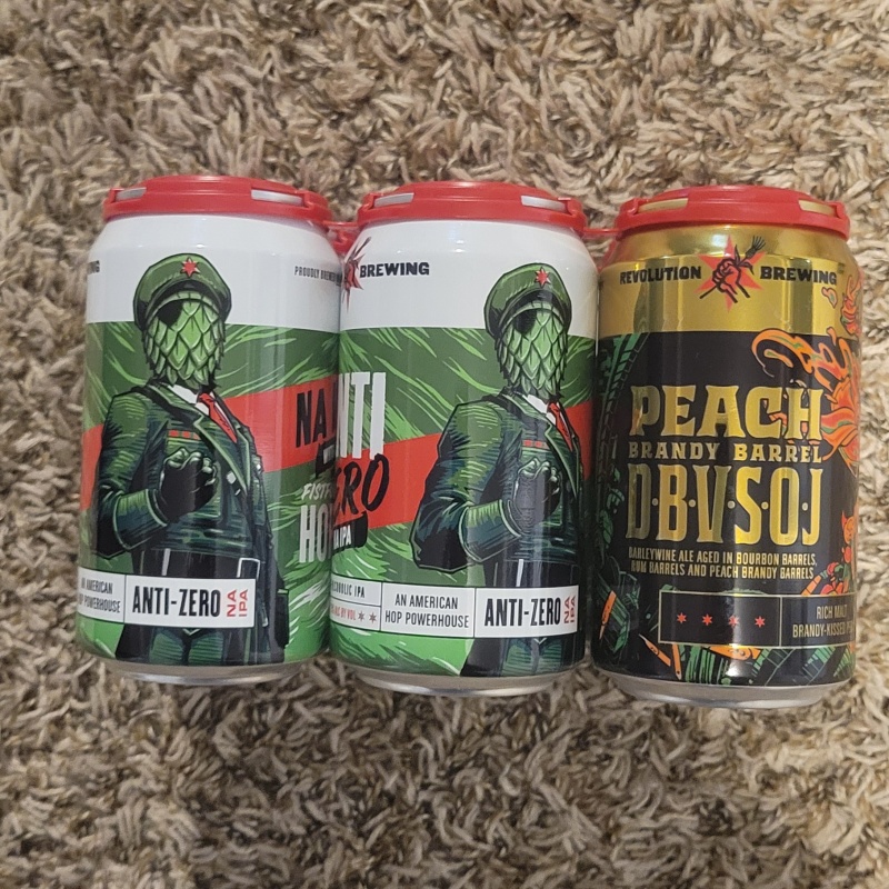Revolution 6 Pack- 1 Peach DBVSOJ + 5 Anti Zero