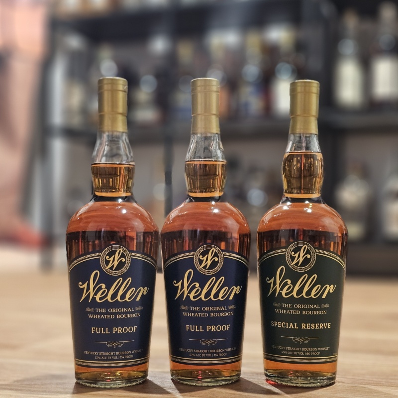 2x WELLER FULL PROOF & 1x WELLER SPECIAL RESERVE