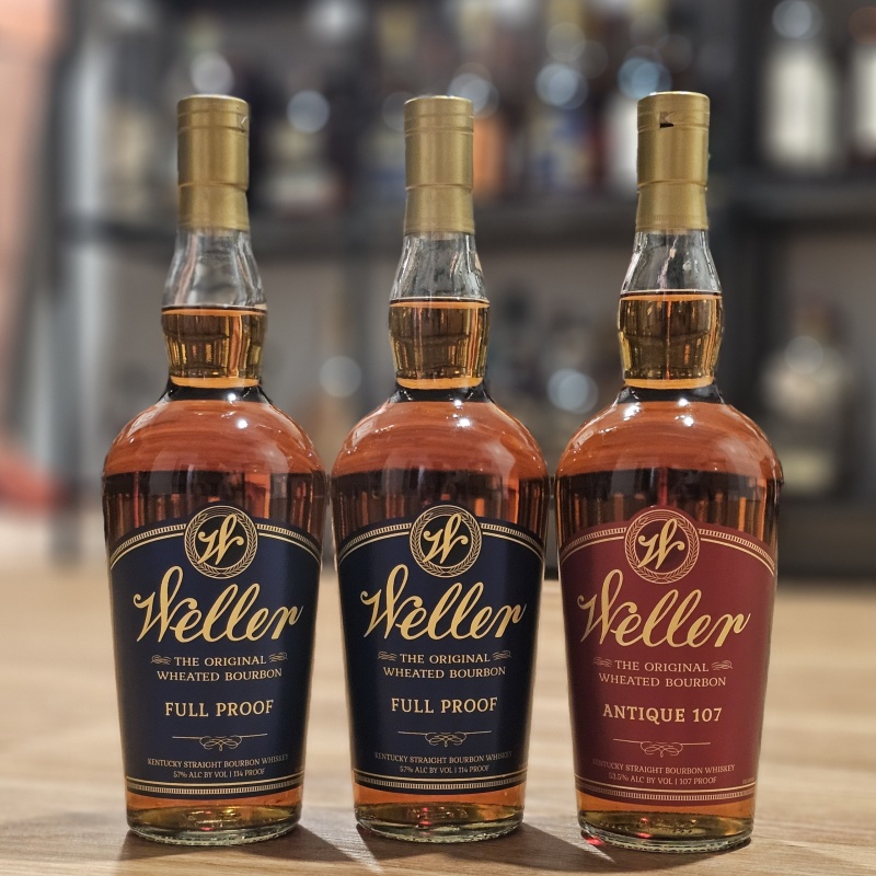 2x WELLER FULL PROOF & 1x WELLER ANTIQUE 107 OWA