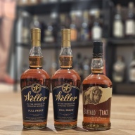 2x WELLER FULL PROOF & 1x BUFFALO TRACE